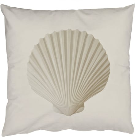 Sierkussens - Kussentjes Woonkamer - 50x50 cm - Schelp - Minimalistisch - Wit