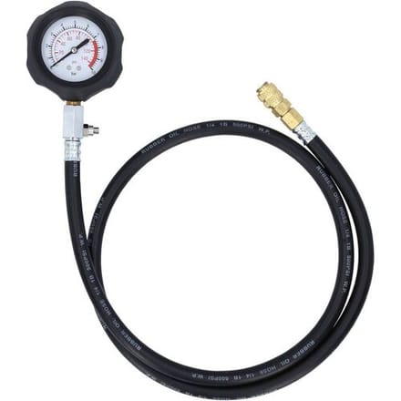 KS Tools 150.1921 Manometer met slang, 10 bar