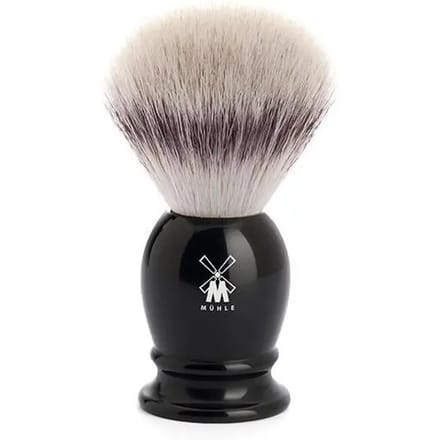 MÜHLE -Scheerkwast -Synthetisch haar -CLASSIC -Zwart -maat S