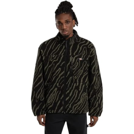Dickies Mount Hope Printed Sweatshirt Met Rits Zwart M Man