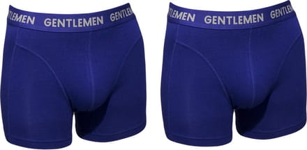 Gentlemen - 2-pak heren boxershorts exclusive - navy - maat M
