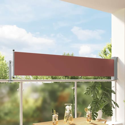 vidaXL - Tuinscherm - uittrekbaar - 60x300 - cm - bruin