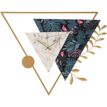 Analoge wandklok Mauro Ferretti Triangle