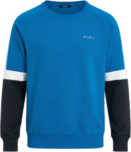 OMBRE Sweater - Regular Fit - Katoen - Lange Mouw Blauw M