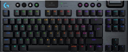 Logitech G915 X LIGHTSPEED toetsenbord Gamen USB + RF Wireless + Bluetooth QWERTZ Duits Zwart