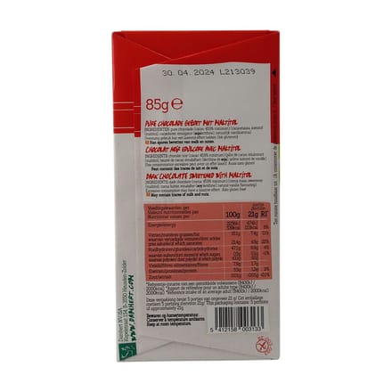 Damhert Chocoladetablet Fondant Zonder Suikers - 85 gr