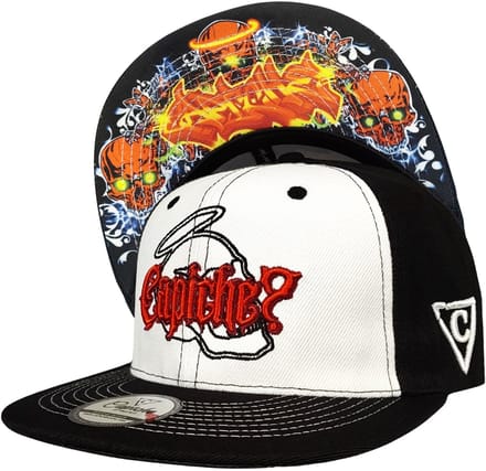 Capiche® Snapback Pet – Urban Halo – Wit/Zwart – Verstelbaar met Druksluiting – Pet Mannen