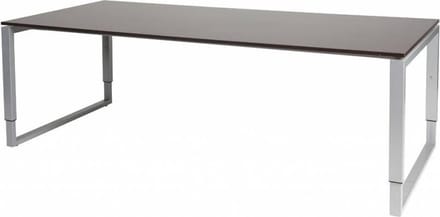 Vergadertafel - Verstelbaar - 220x100 logan - alu frame