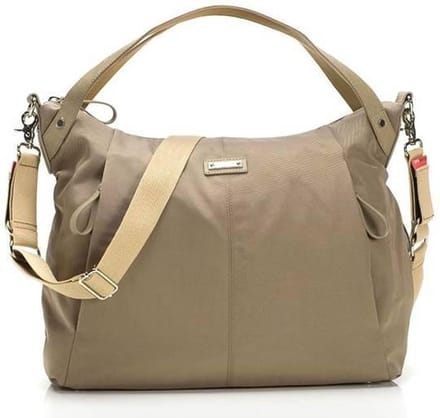 Storksak Luiertas Catherine 40x34x14cm - Lichtbrun