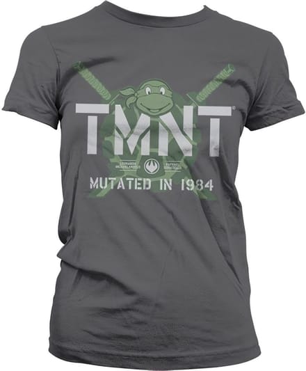 Teenage Mutant Ninja Turtles Dames Tshirt -XL- Mutated In 1984 Grijs