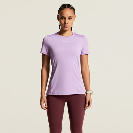 Craft Adv Essence Ss Tee 2 W Lilac - Sportshirt