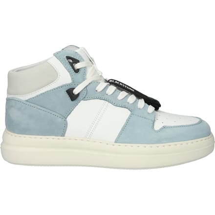 Blackstone XL28 - XL28 White Light Blue - Sneaker (high) - Vrouw - White - Maat: 37