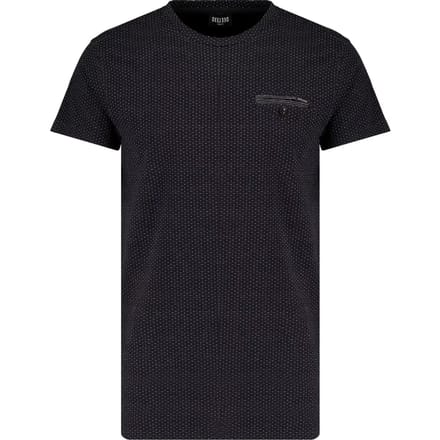 DEELUXE T-shirt met kleine patronenNOVEL Black