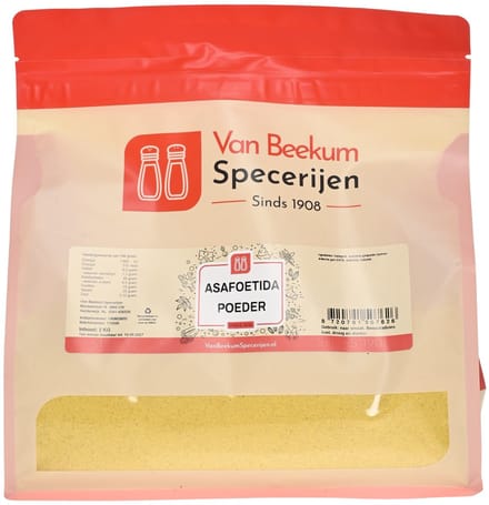 Van Beekum Specerijen - Asafoetida Poeder - 2 KG (hersluitbare stazak)