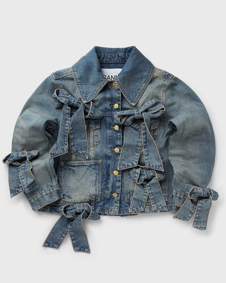 Tint Rigid Denim Bow Jacket