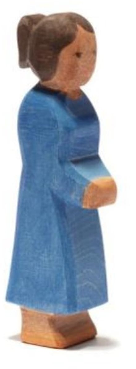 Ostheimer houten speelfiguur moeder poppenhuis speelgoed.