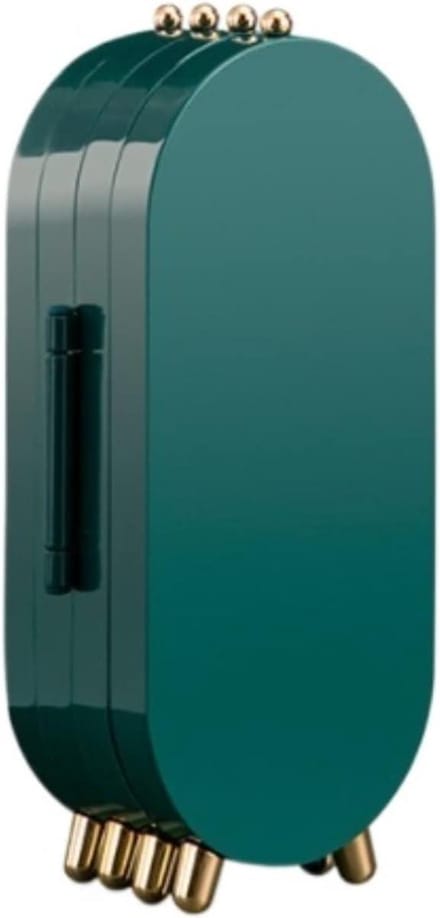 Sieradendoos - Sieraden organizer - Sieraden opbergen - Ruimtebesparend ontwerp - 1.0 Stuks - Groen