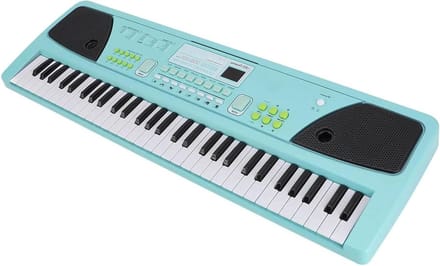Elektronisch Keyboard - Digitale Piano - Muziek Leren Spelen - Met Microfoon - 61 Toetsen - Zwart