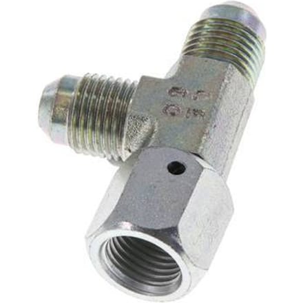 JIC T-koppeling UNF 1/2''-20 Binnendraad x Buitendraad Staal 350 bar (4917.5psi)