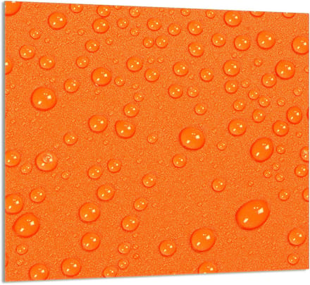 TMK ArtDeko - Glaspaneel voor Keuken - 65x60 cm - Krople