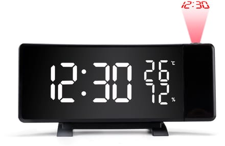 Multifunctionele LED-projectiewekker