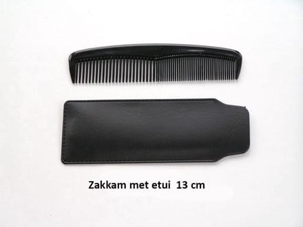 Rojafit - Zakkam met Etui -13 cm.- Zwart.
