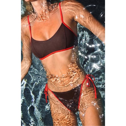 Conjunto de bikini marrón Just Between Us