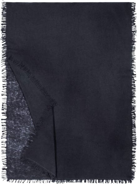 ROECKL Sjaal Casual Cashmere Scarf Navy Donkerblauw