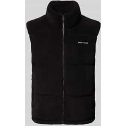 Bodywarmer met opstaande kraag en labelstitching, model 'LANDIN'