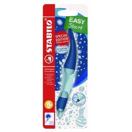 STABILO EASYoriginal 3D DreamWorld - Ergonomische rollerball - Linkshandig - Blauw inkt - Navulbaar - Blauw