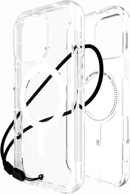 BodyGuardz Carve Backcover MagSafe voor de iPhone 16 Pro - Transparant