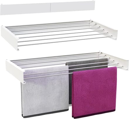 Core® Wanddroogrek Inklapbaar - Wanddroogrek - Wit - ‎40cm x 80cm x 10cm