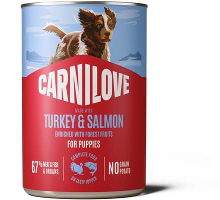 Carnilove can puppy salmon / turkey - 6x400 gr