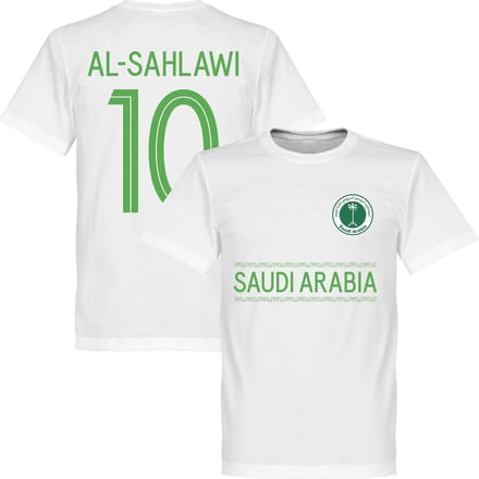Saudi Arabië Al-Sahlawi 10 Team T-Shirt - Wit - M