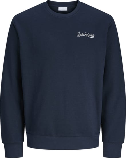 JACK&JONES PLUS - JJYUKI BACK SWEAT CREW NECK PLS - Heren - Sweaters