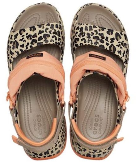 Crocs Hiker Xscape Animal Sandalen Khaki/Leopard Maat 45/46 US M11
