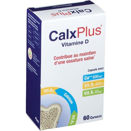 CalxPlus Vitamine D | Botten Calcium – en K 60 Capsules