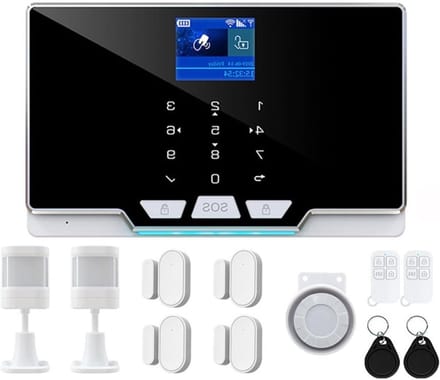 Beveiligingssysteem Kit - Draadloze Detector - Huis Beveiligen - App Bediening - 100 Zone - Wit