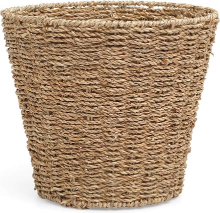 Woven Paper Waste Bin - Stylish Waste Can for Kitchen, Bathroom, Bedroom and Office