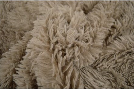 40 meter langharig bont - Taupe - Pluche stoffen - 150cm breed