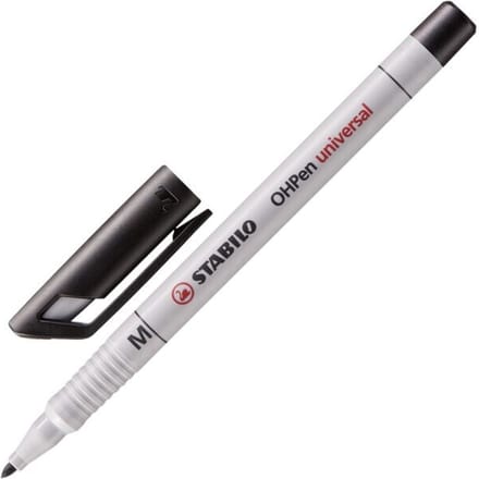 STABILO OHPen - Non-permanent - Medium 1 mm - Zwart - per stuk