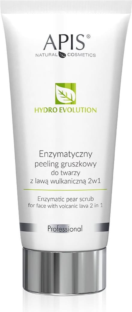 Hydro Evolution enzymatische peren gezichtsscrub met lava vulkaan 2in1 200ml