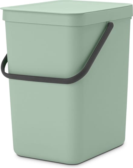 Brabantia Afvalbak Sort & Go - Kunststof - Jade Green - 26.8x34.5x40.1cm - 25l