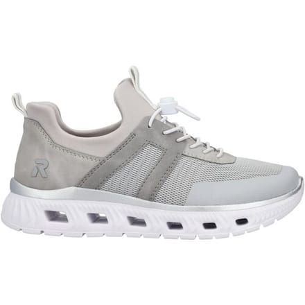 Rieker Dames Sneaker Low Sneaker Casual Comfortabel Memory-Foam M6061-40 Grey Kombi