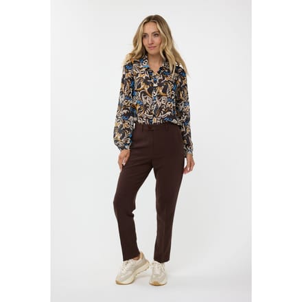 EsQualo Blouse Basic Elegant Leaves Print Taglia: 36 | Magliette intime Outlet | Donna