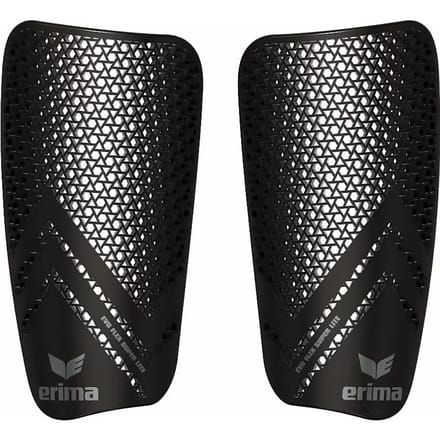 Erima Evo Flex Superlite Scheenbeschermer - Zwart / Zilver | Maat: M