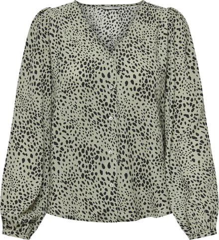 ONLY - ONLSONJA LIFE L/S BUTTON TOP PTM - Dames - Blouses