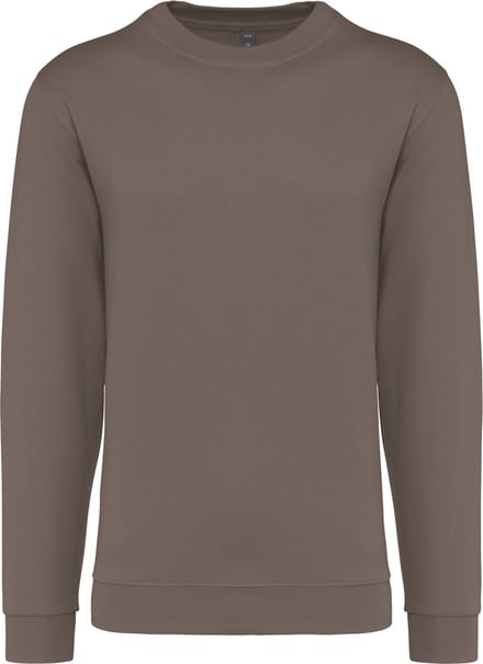 Sweater 'Crew Neck Sweatshirt' Kariban Collectie Basic+ 3XL - Moka Brown