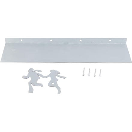 Zwevende Plank Toiletpapierhouder Moderne Wandmontage Organizer voor Rollen Tissues Valentijnsdag white