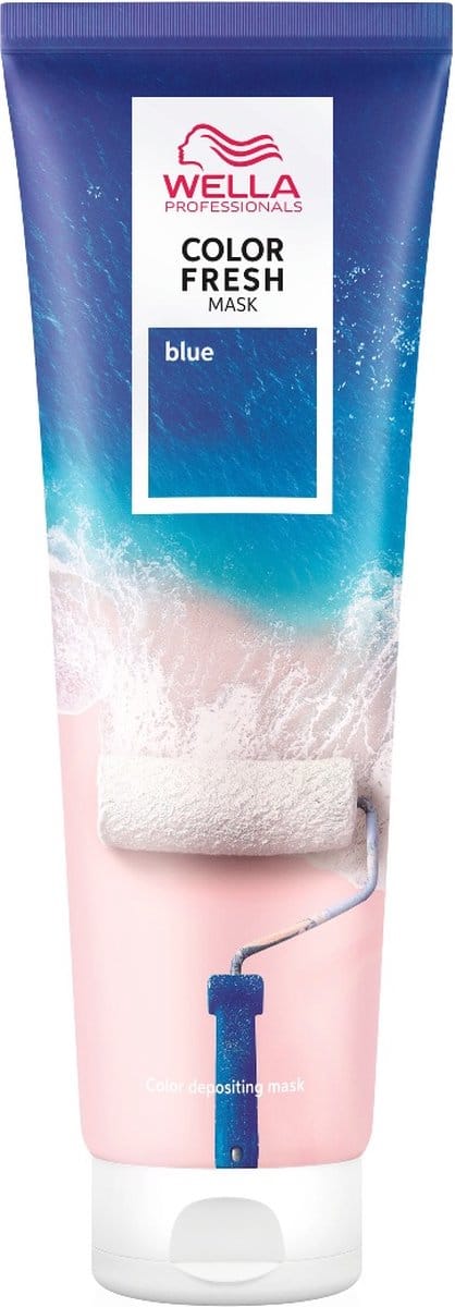 Wella Professionals Color Fresh Mask Blue - 150ml - Blauw Kleurmasker - Haarmasker